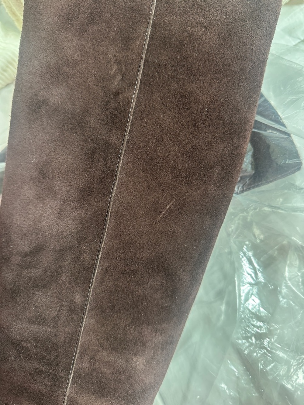 Madewell Women’s Knee-High Suede Boots in Dark Brown - Picture 10 of 10